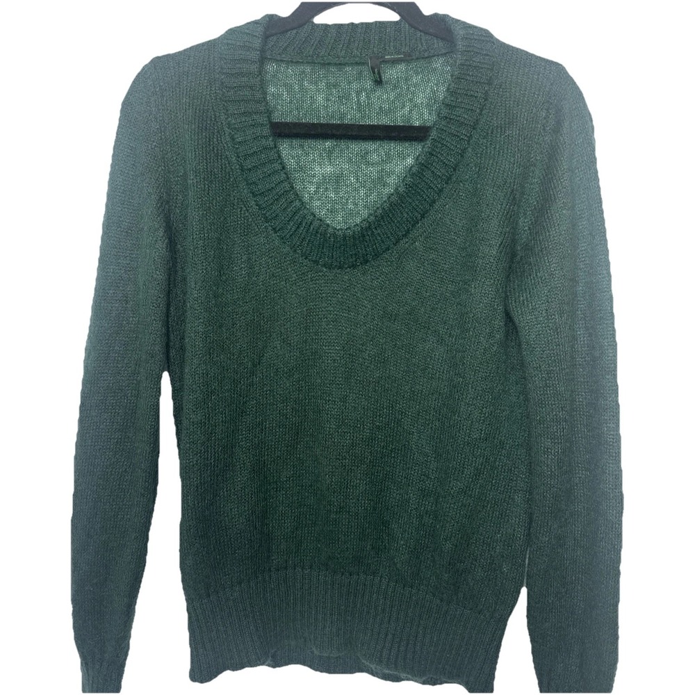 Benetton Stile Fairycore Woodland Knit Sweater Fits Womens Medium Forest Green